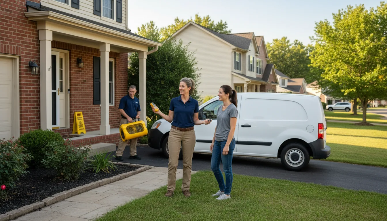 Residential water damage restoration in East Helena, MT